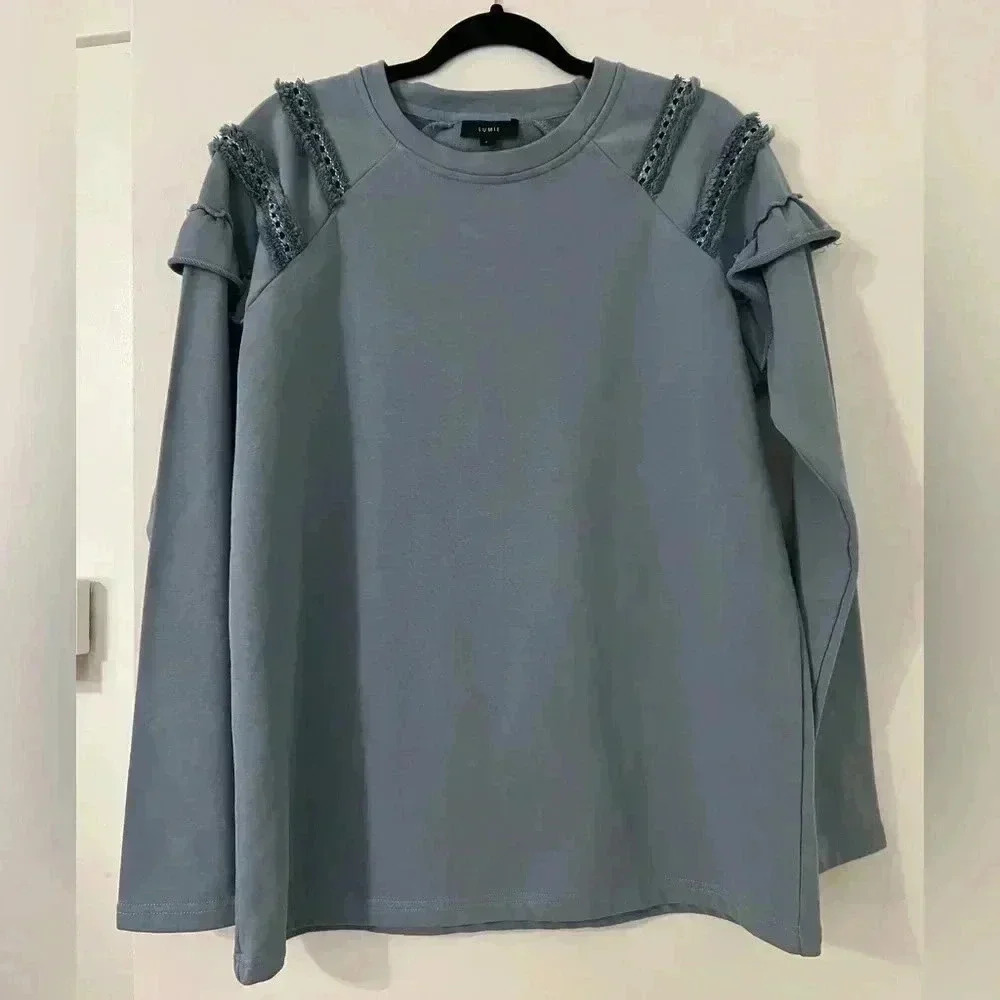 Unique sleeves Lumie top size L (S105)